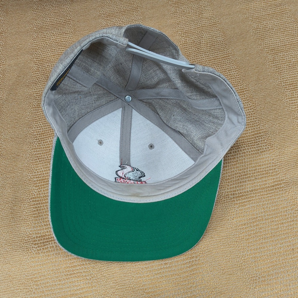 Blind Squirrel Snapback Hat Gray Heathered Yupoong Classics Adjustable Cap Mens - Picture 5 of 11